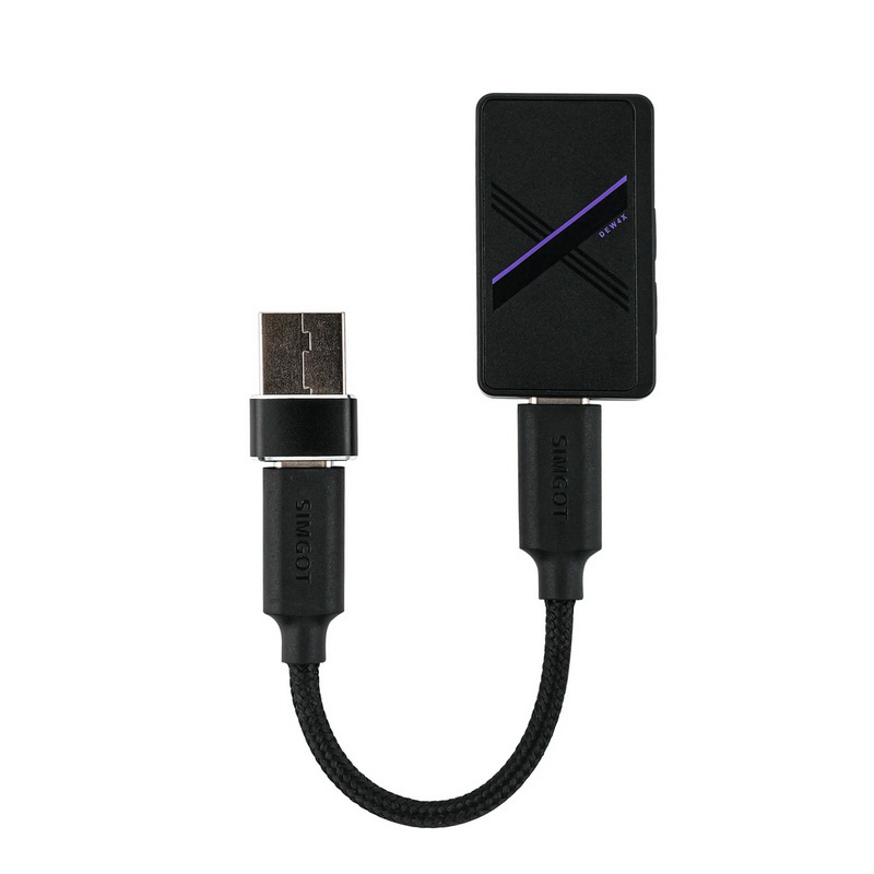 Simgot DEW4X DAC/AMP พกพาจิ๋ว ชิป DAC CS43198 x2 ถอดอัพเกรดสายได้ ประกันศูนย์ไทย