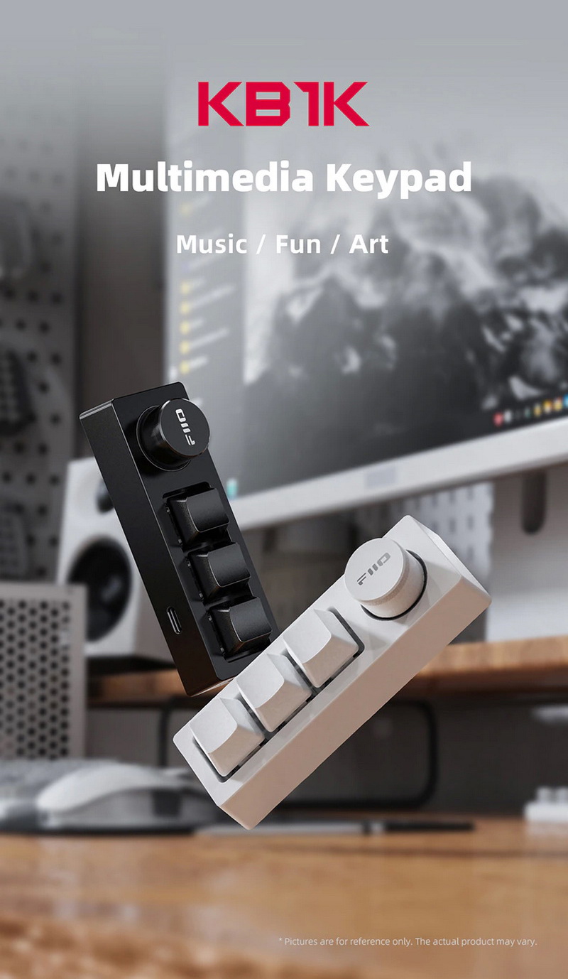 FiiO KB1K คีย์บอร์ด Mechanical สำหรับเครื่องเสียง ตั้งมาโครได้ ประกันศูนย์ไทย