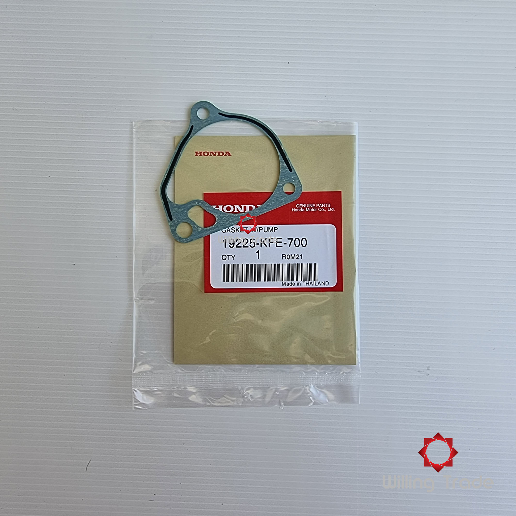 ปะเก็นปั้มน้ำ (A251) HONDA:(19225-KFE-700) NSR150 ตาเหลี่ยม, ตากลม, SP, RW, Phantom150 แท้ศูนย์