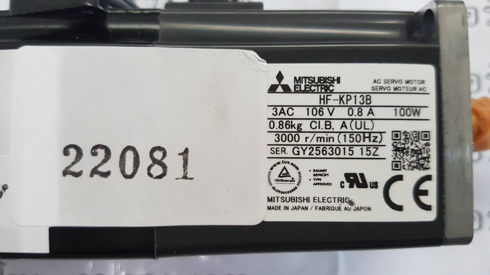 HF-KP13B SERVO MOTOR “ MITSUBISHI ”