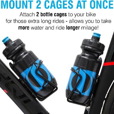 โครงกระติกจักรยาน ขากระติกอลูมิเนียม MARQUE Aluminum water bottle Lite and Classic