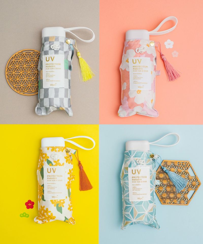 ร่มพับ WPC ร่มพับกันแดด 100% "Omamori Parasol" – ร่มนำโชค สไตล์เครื่องรางญี่ปุ่น *2025 Collection*
