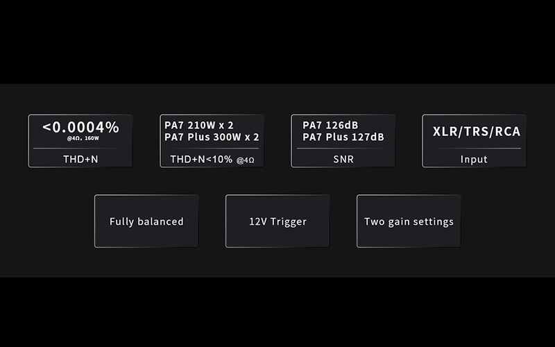 Topping PA7 Plus Power Amplifier ตั้งโต๊ะ Class D ประสิทธิภาพสูง ประกันศูนย์ไทย