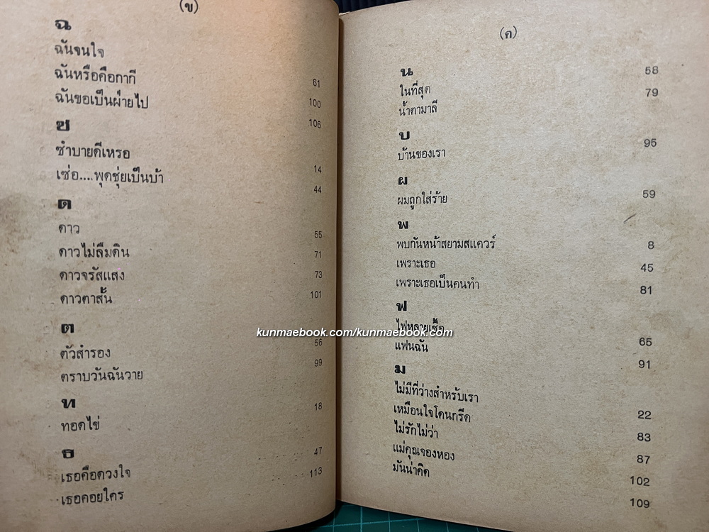 เพลงยอดนิยม ประกอบคอร์ดกีต้าร์ เล่ม 1 พร้อมด้วยหลักการฝึกร้องเพลง โดย กมล ทัพคัลไลย