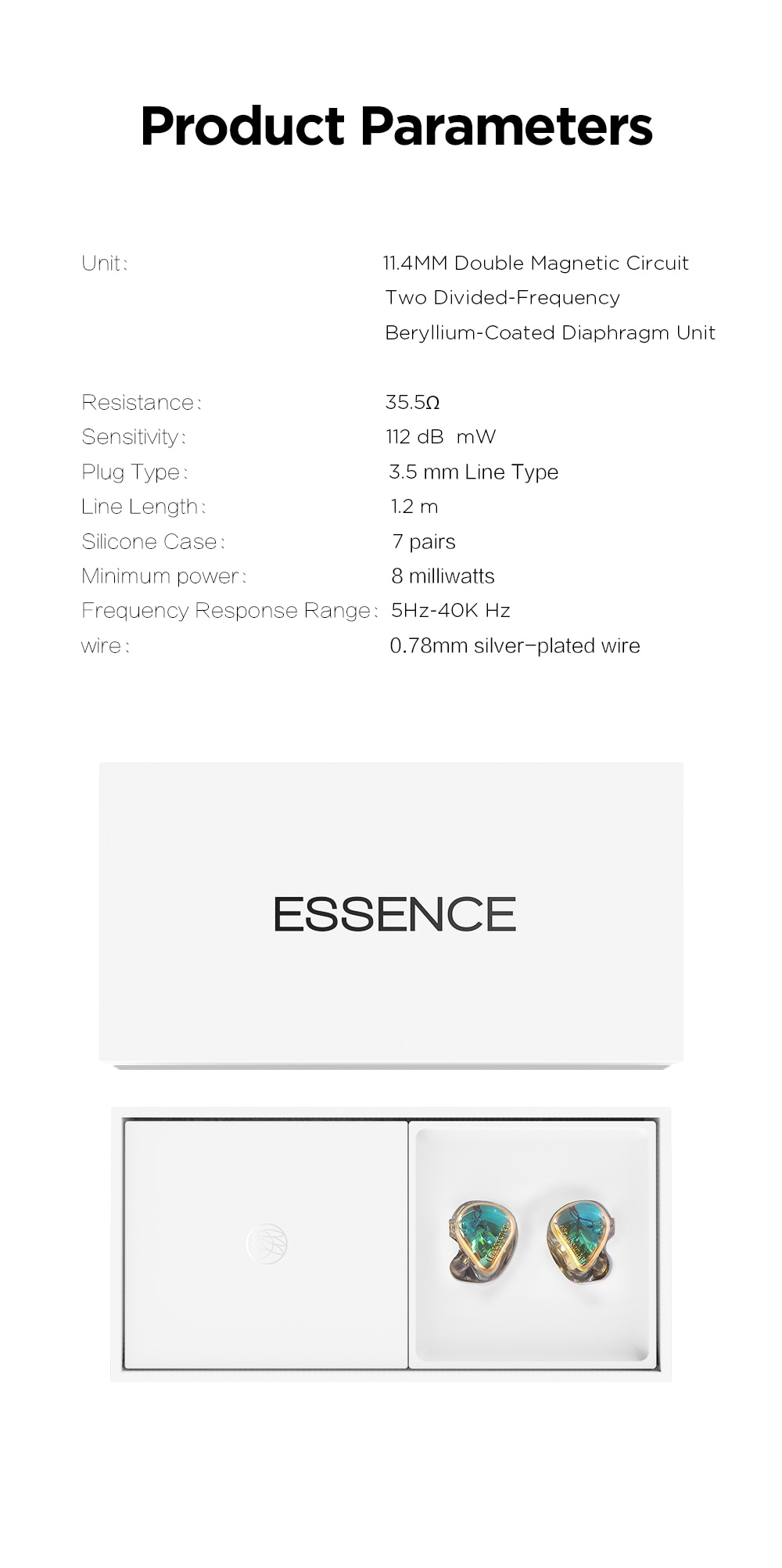 ขาย TFZ ESSENCE หูฟัง Dynamic Diaphragm ชุบ Beryllium