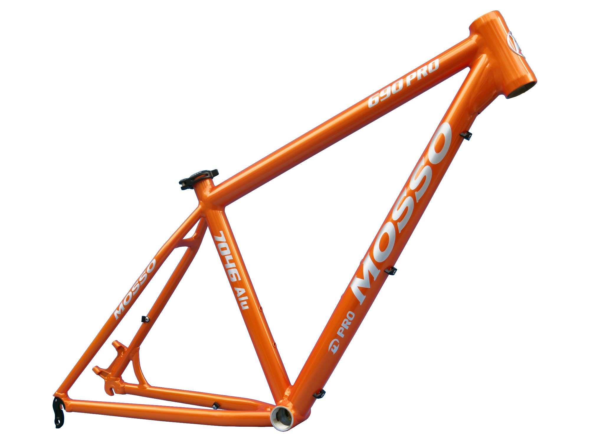 เฟรม MOSSO 690 PRO เฟรมอลูมิเนียมน้ำหนักเบาเพียง 1.26 กก. | 26" และ 27.5" | จักรยานเสือภูเขา XC มืออาชีพ