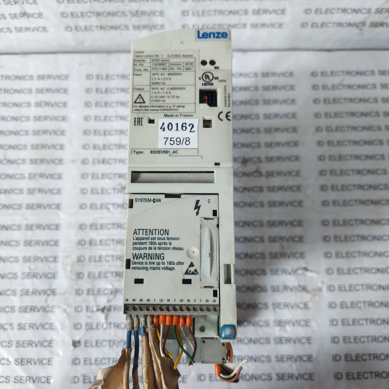 E82EV551_4C INVERTER " LENZE "