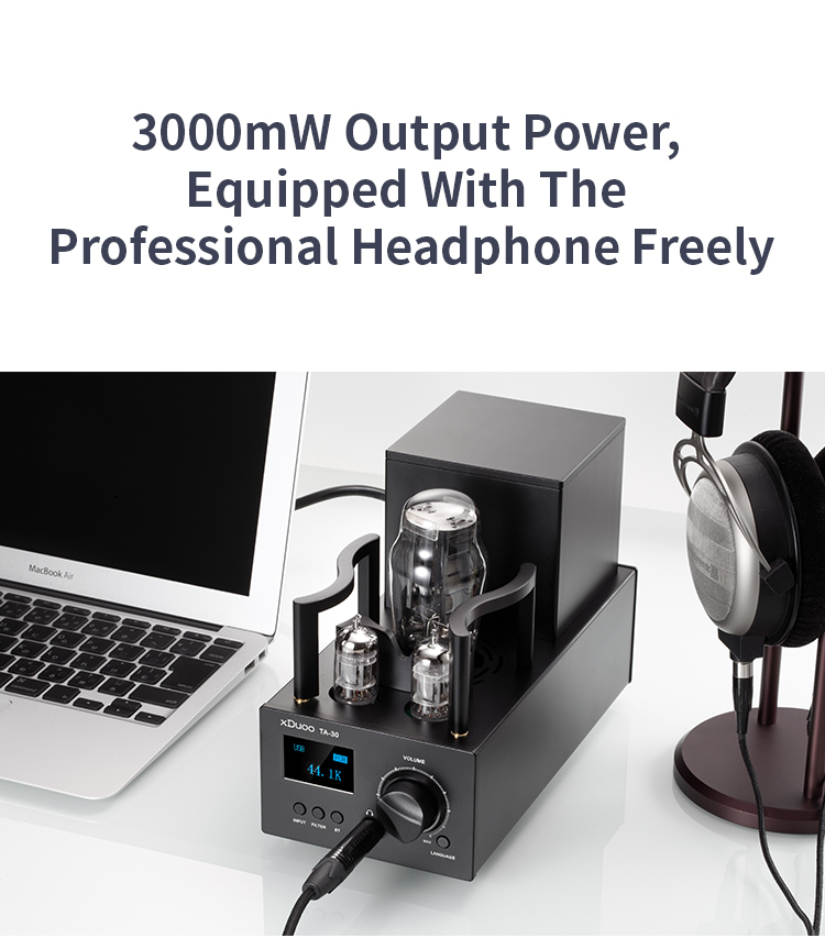 XDUOO TA-30 DAC/AMP หลอดแก้ว กำลังขับสูงสำหรับหูฟัง รองรับ Bluetooth 5.0 , PCM 32bit/768kHz