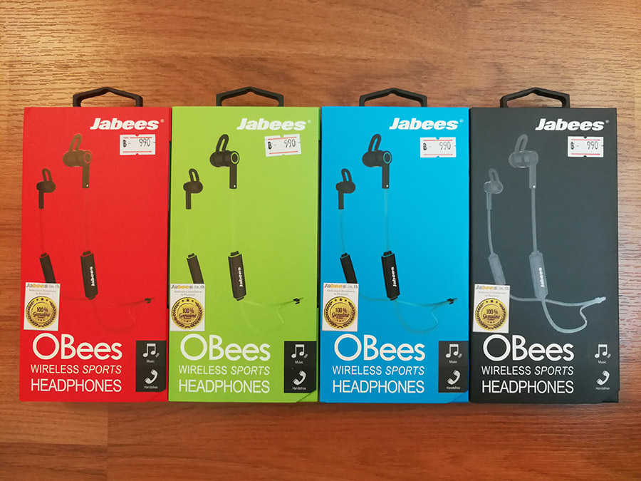 Jabees Obees Bluetooth หูฟังบลูทูธมีไมค์ เสียงนุ่มฟังสบาย รูปทรงทันสมัย ราคาประหยัด