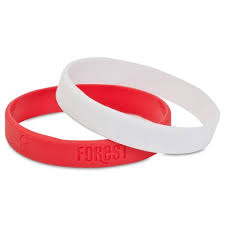 สายรัดข้อมือซิลิโคนฟุตบอล สโมสรน็อตติ้งแฮม ฟอเรสต์ - FOREST ใหม่ / NOTTINGHAM FOREST Football Club Silicone Wristband - FOREST NEW
