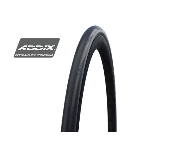 SCHWALBE ยางนอกถนนรุ่น SCHWALBE ONE ขอบพับ, 700X25C, สีดำ 2021