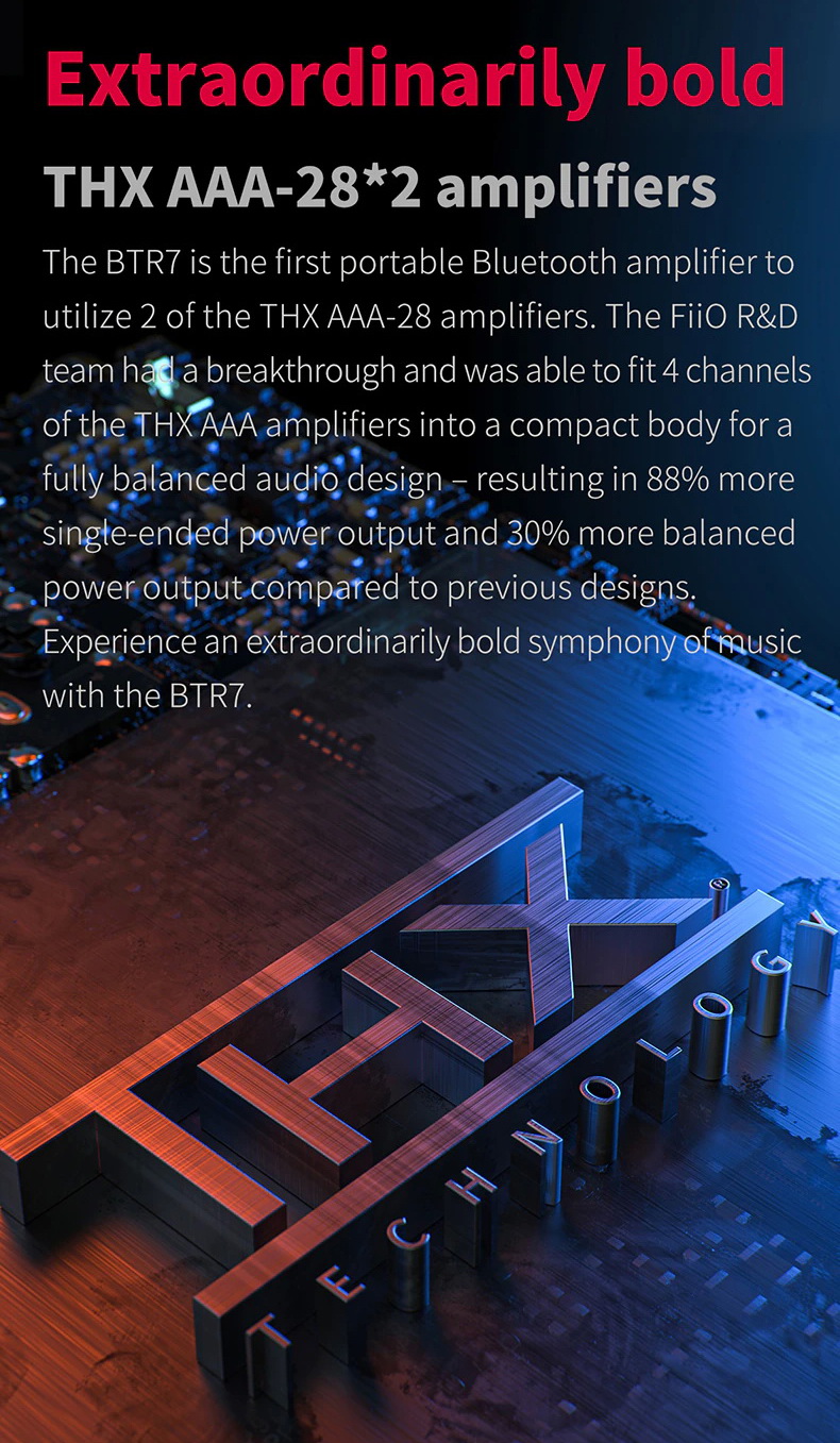 ขาย FiiO BTR7 Bluetooth DAC/AMP รองรับ MQA, Dual Hi-Res ประกันศูนย์ไทย