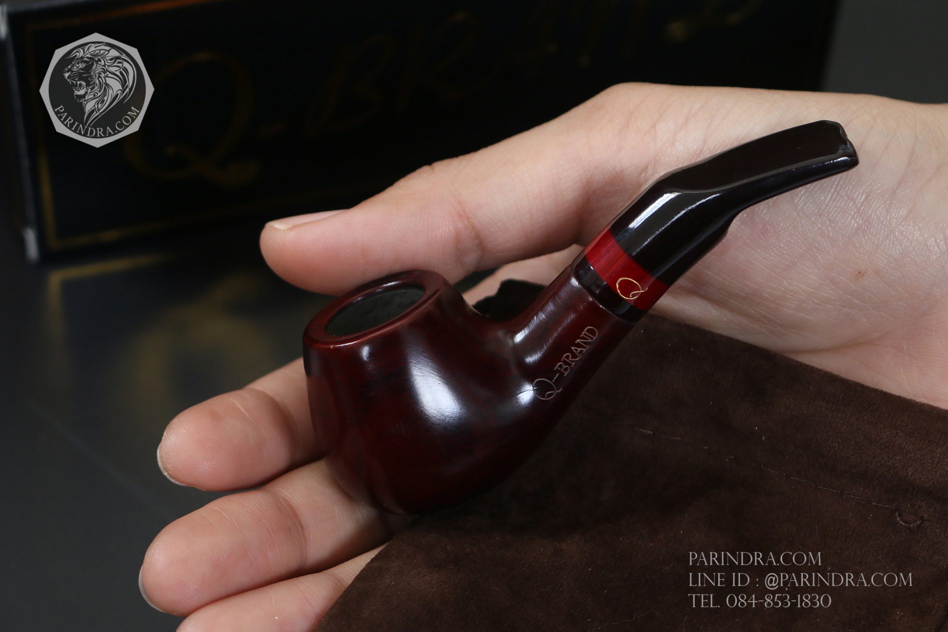 ไปป์ Q Brand Pipe ไม้แท้ ทรงสวย #Sansen 267