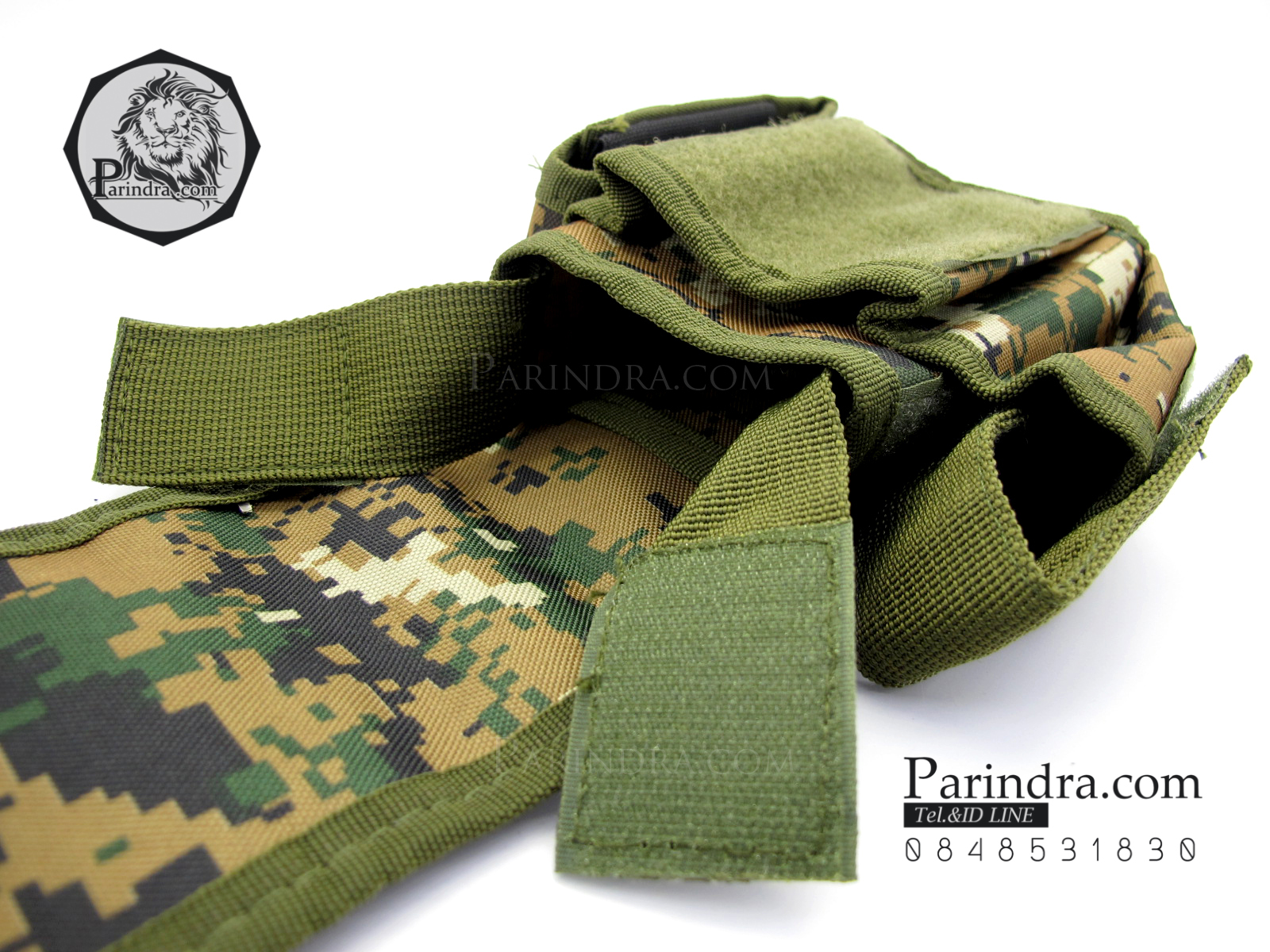 กระเป๋าคาดเอว ผ้าไนลอนลายพรางทหารแบบมินิ พกพาสะดวก ทนทาน แข็งแรง