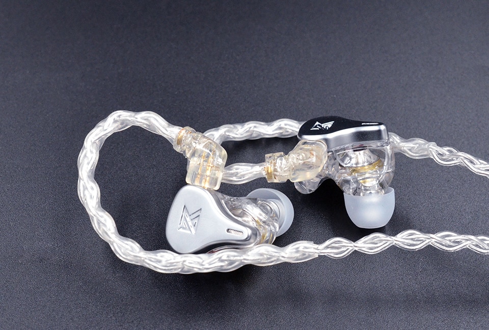 ขาย KZ NEO Silver สายอัพเกรดหูฟัง ทองแดง OFC ชุบเงิน สำหรับหูฟัง KZ ขั้วพินC