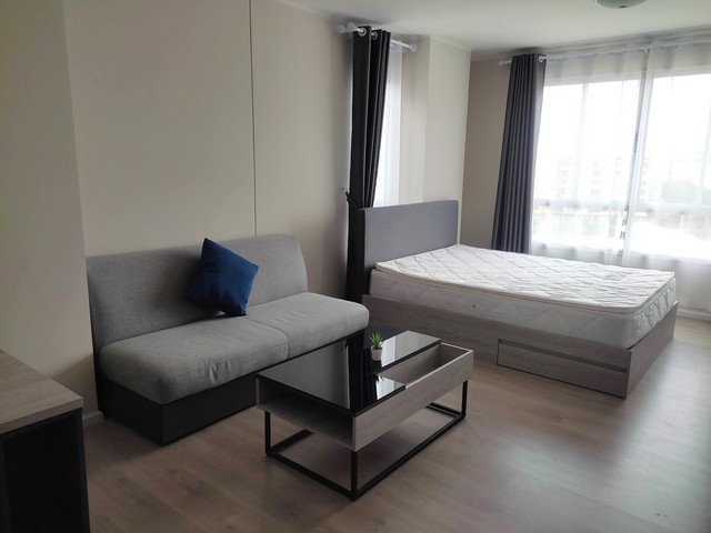 ให้เช่าดีคอนโด แคมปัส โดม-รังสิต ตึกA 30.77 ตรม.ห้องใหม่ เครื่องใช้ไฟฟ้าครบ ใกล้ธรรมศาสตร์