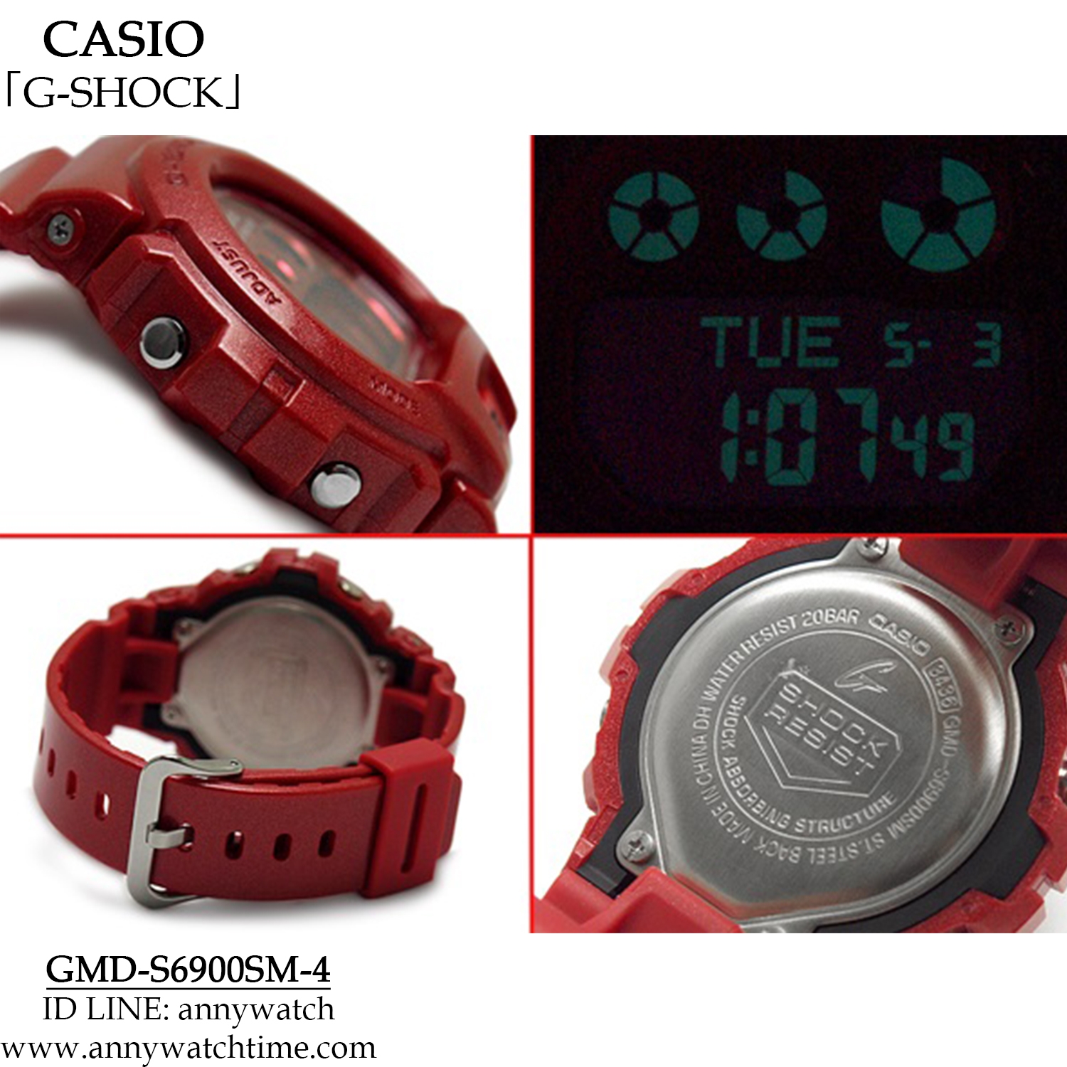 G-SHOCK GMD-S6900SM-4