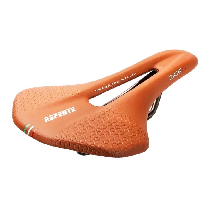 อานจักรยาน REPENTE รุ่น Quasar 2.0 รางStainless Steel Shot 304 - กว้าง 142 mm - มีให้เลือก 2 สี- MADE IN ITALY