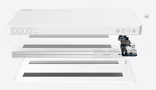 ขาย xiaomi zmi 10000 mAH power bank แบตสำรองอัจฉริยะดีไซน์ใหม่ ชาร์จเร็วมาก