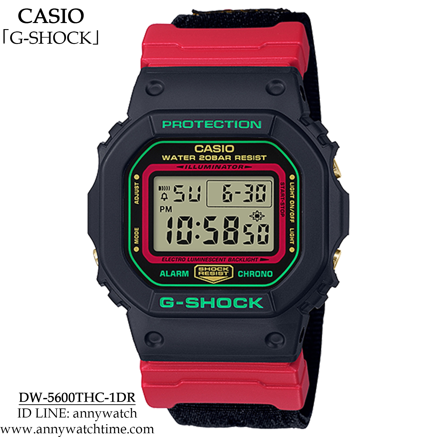 G-SHOCK DW-5600THC-1DR
