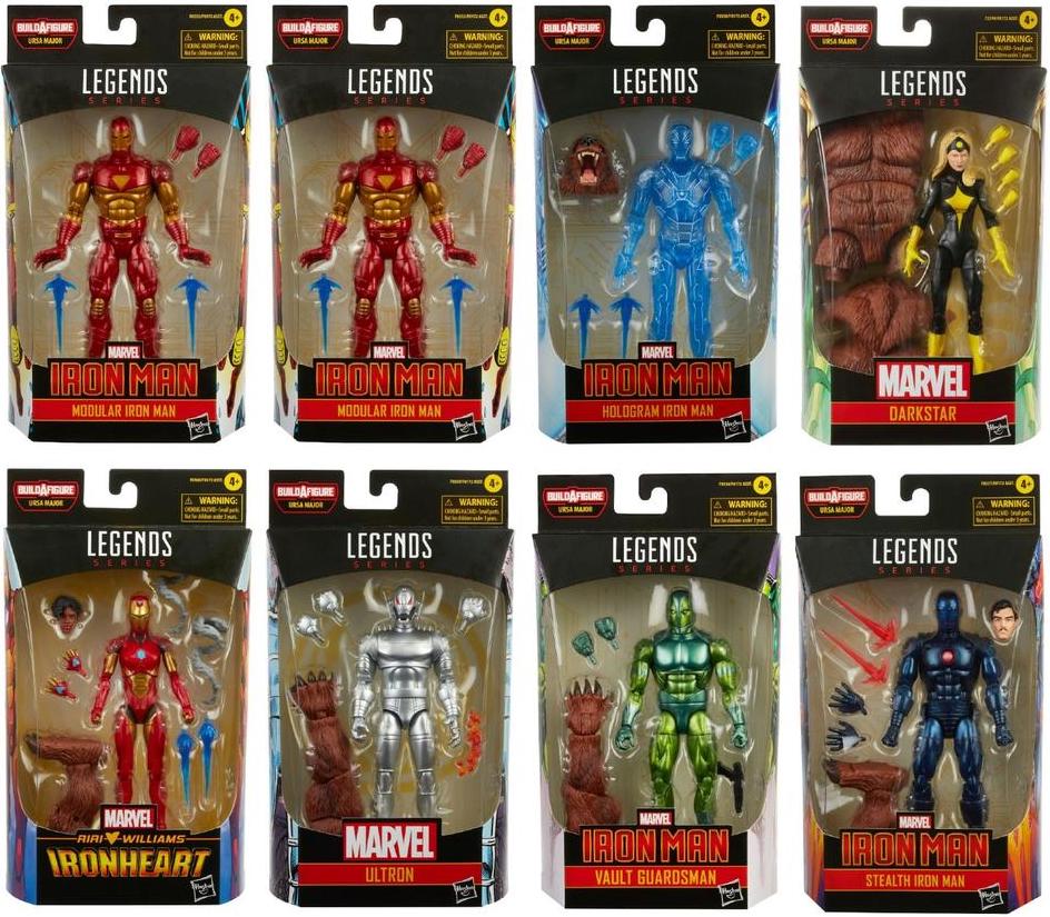 Marvel Legends - Iron Man Wave BAF Ursa Major 8 Figures