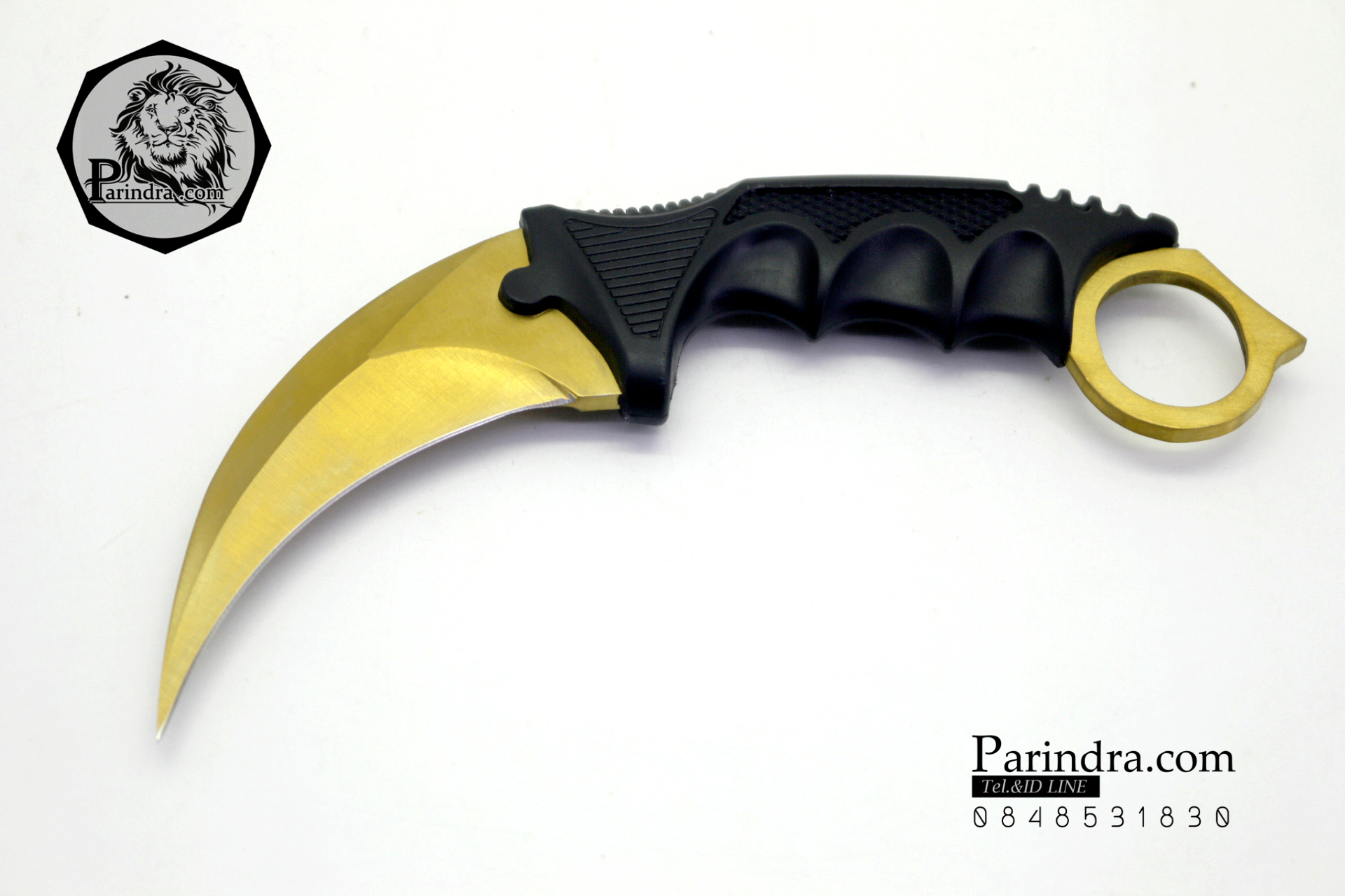 มีดคารัมบิต (Karambit) ใบสีทอง