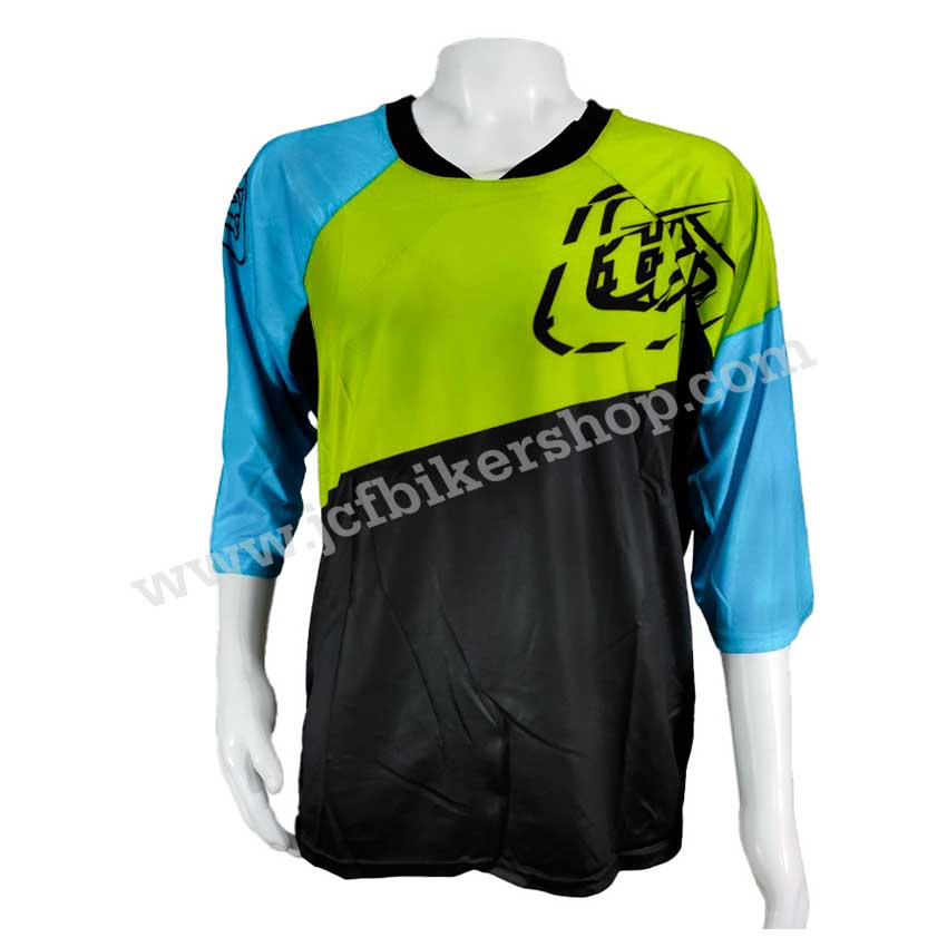 เสื้อวิบากแขนยาว TDL RUCKUS JERSEY YELLOW/BLUE