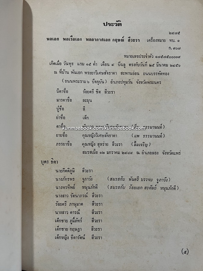กิจกรรมทางศาสนา / อนุสรณ์ในงานพระราชทานเพลิงศพพลเอกกฤษณ์ สีวะรา