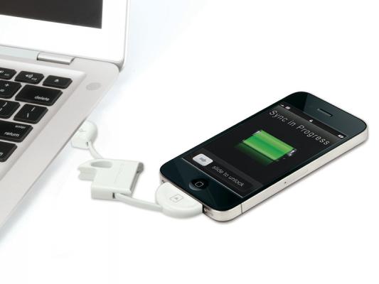 พวงกุญแจ สาย USB Sync Charge พกพาง่าย เล็กกระทัดรัด