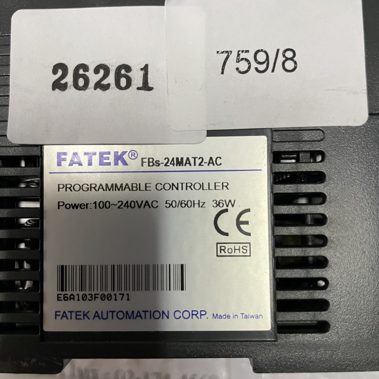 FBS-24MAT2-AC PLC " FATEK "