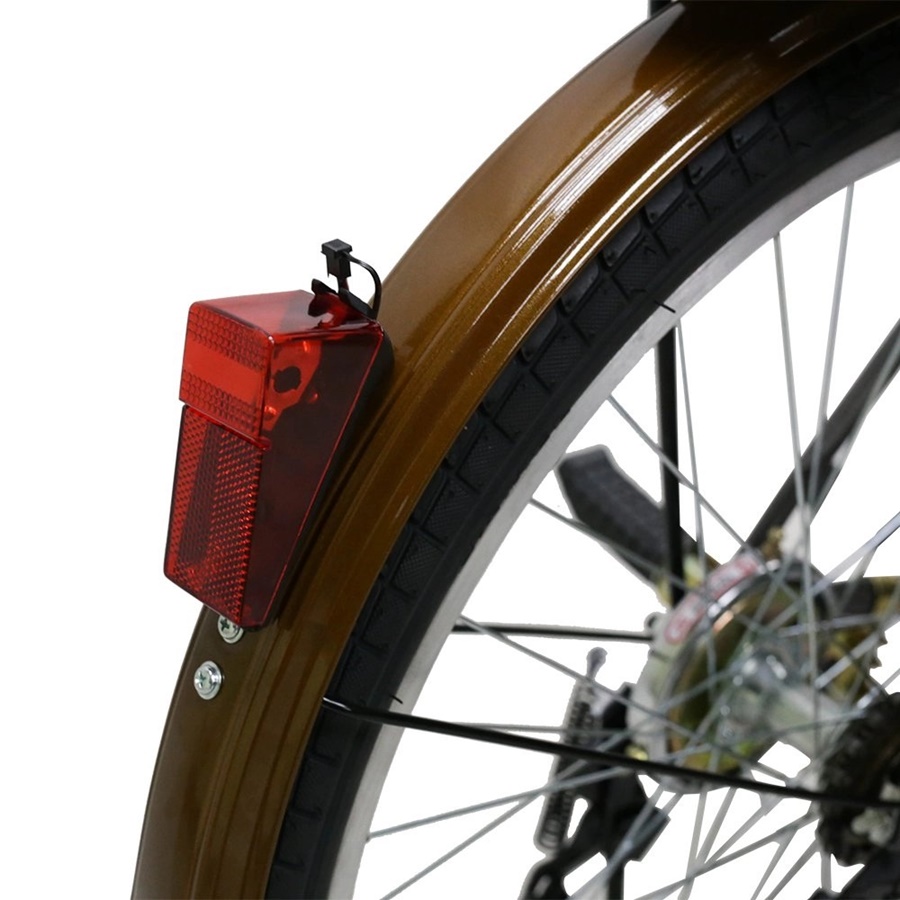 MEADOW housewife's bicycle, model CITY VINTAGE MIT, 24-inch wheels, with vintage basket, no gears.