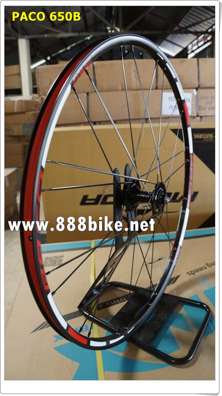 ชุดล้อสำเร็จ ล้อเสือภูเขาPACO WT27.5 (650B) ซี่ลวดแบน AERO 2017 Bearing " โม่ 9-10 sp