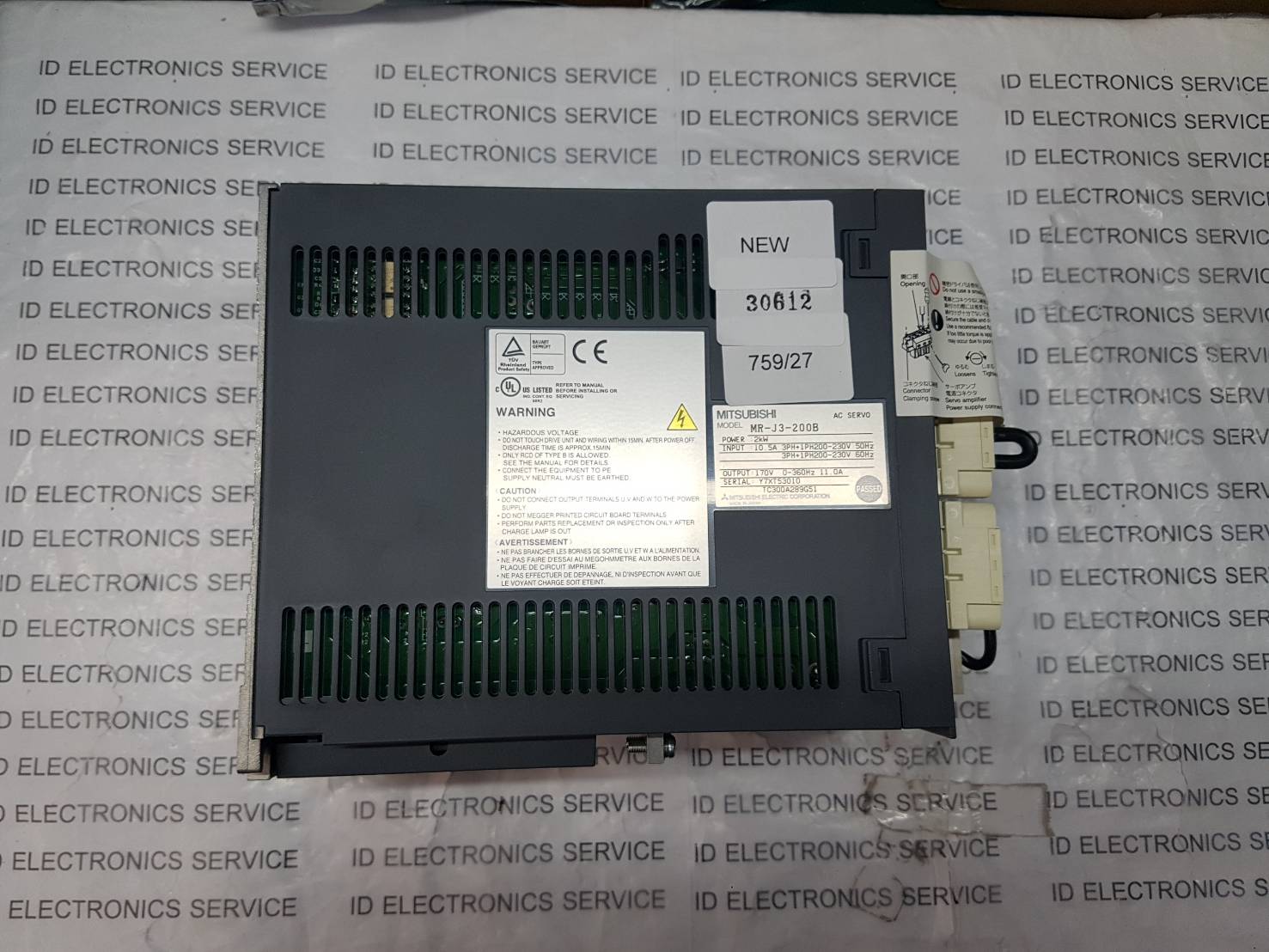 MR-J3-200B SERVO DRIVE " MITSUBISHI "