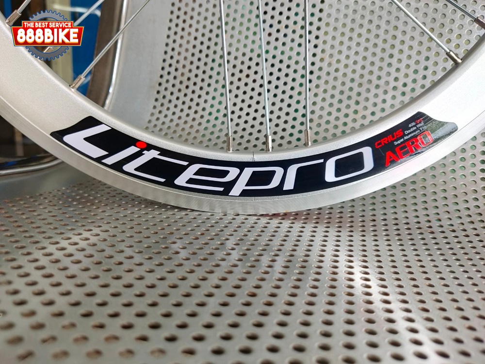 ชุดล้อสำเร็จ 20นิ้ว LITEPRO CRIUS AERO Double Wall Super Aluminum T10 ริมเบรค ขนาด 406 และขนาด 451