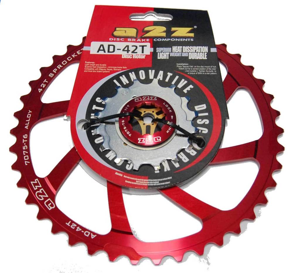 ใบสเตอร์หลัง A2Z Wide Range Cassette Adapter 42T - Red,AD-42T-3