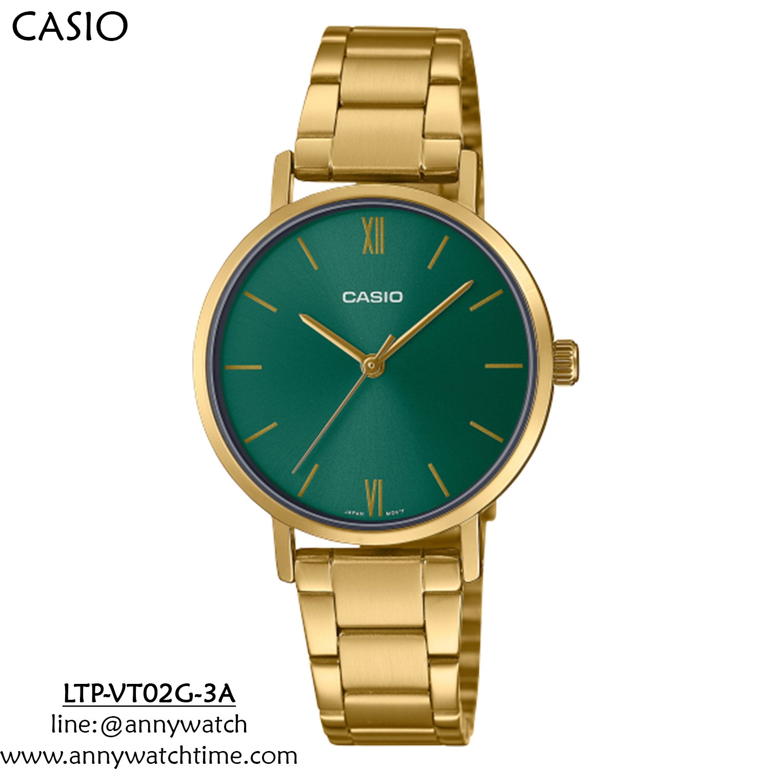 CASIO LTP-VT02G-3A