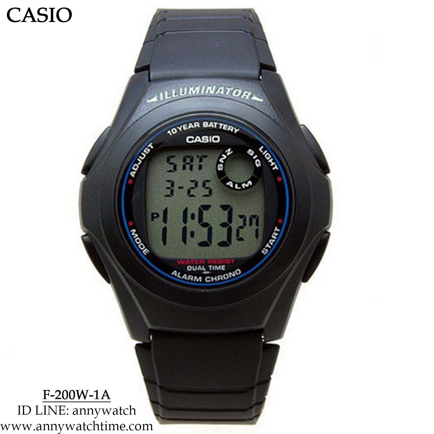 CASIO F-200W-1A