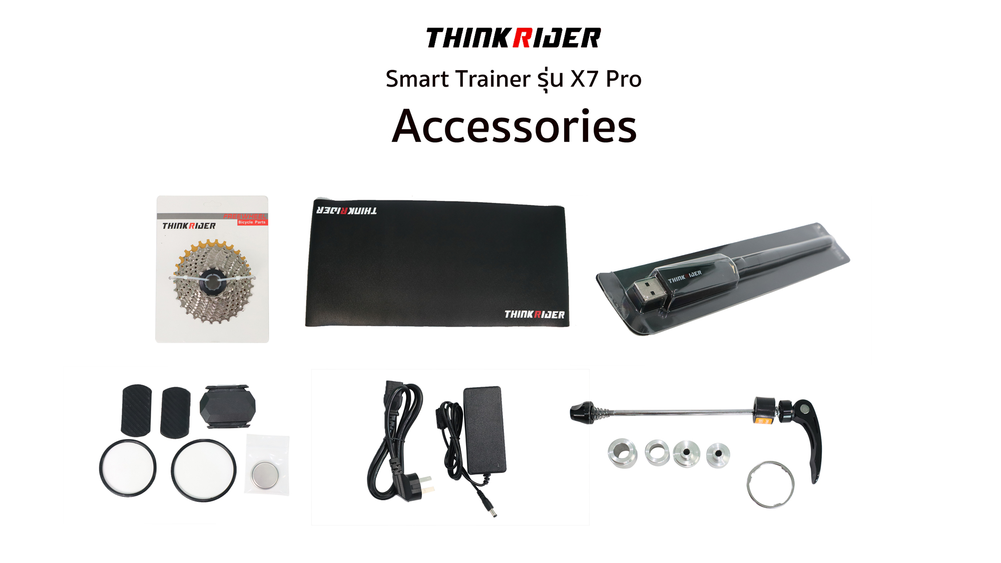 ThinkRider X7 Pro Smart Trainer สมาร์ทเทรนเนอร์ระบบ Summulate 2023(Gen 4)