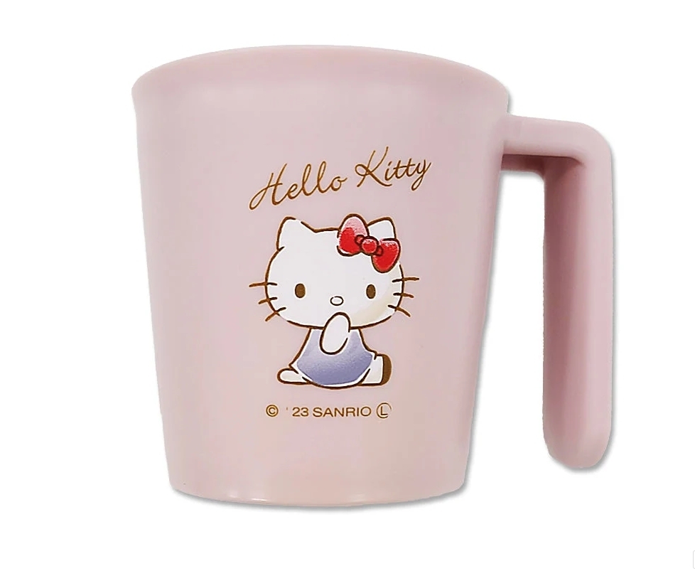 แก้ว Sanrio แก้วแปรงฟันเด็ก ขนาดพอดีมือ (Hello Kitty / Kuromi / Cinnamoroll)