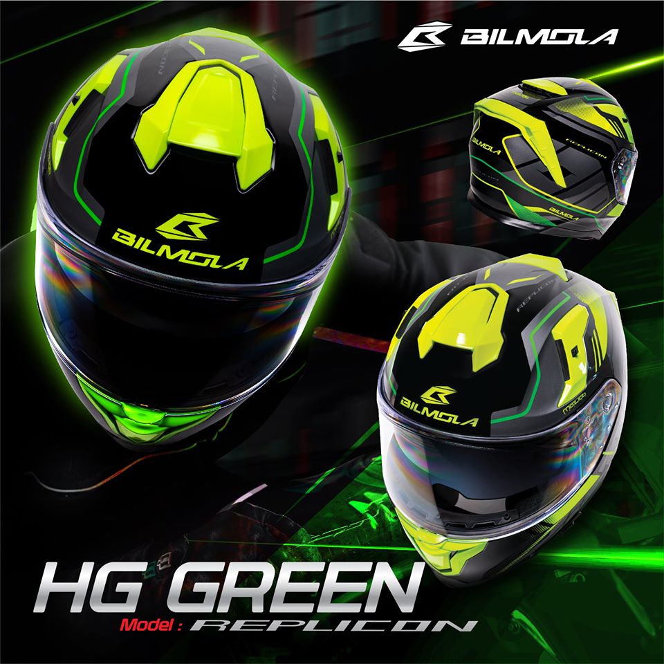 หมวกกันน็อค BILMOLA Replicon HG GREEN