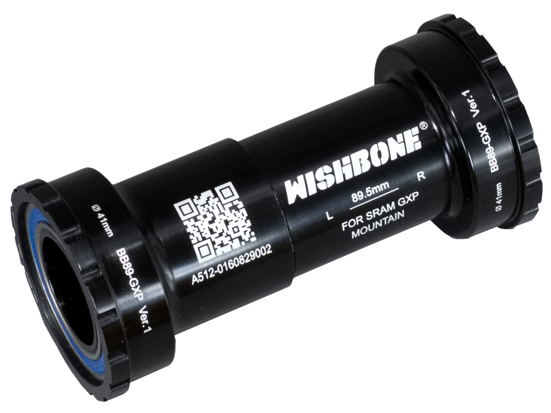 กะโหลก WISHBONE BB89-GXP, SRAM GXP Crankset