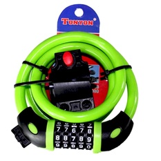 สายล็อคจักรยาน Universal 5-Digit Password Bike lock Anti Theft,TOYON ,TY566