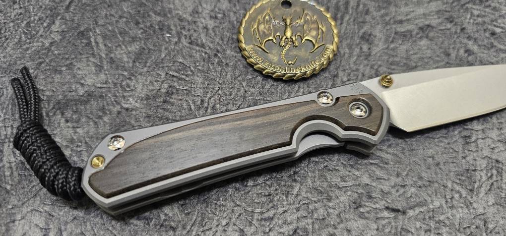 Chris Reeve Small Sebenza 31 Inlay LH Macassar Ebony CPM Magnacut(มือซ้าย)