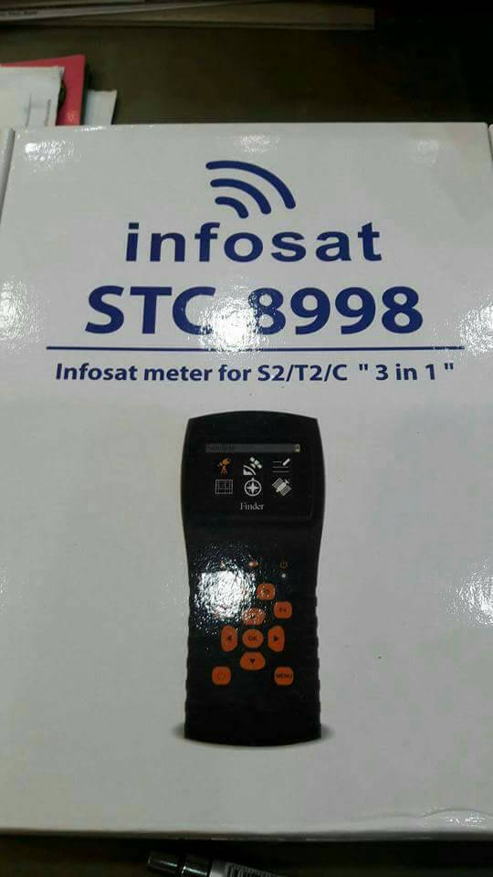 เครื่องวัดสัญญาณจานดาวเทียม INFOSATรุ่นSTC-8998+
