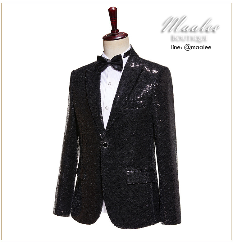 Pre-order ชุดสูทชาย สูทแฟชั่น สูทกลิตเตอร์