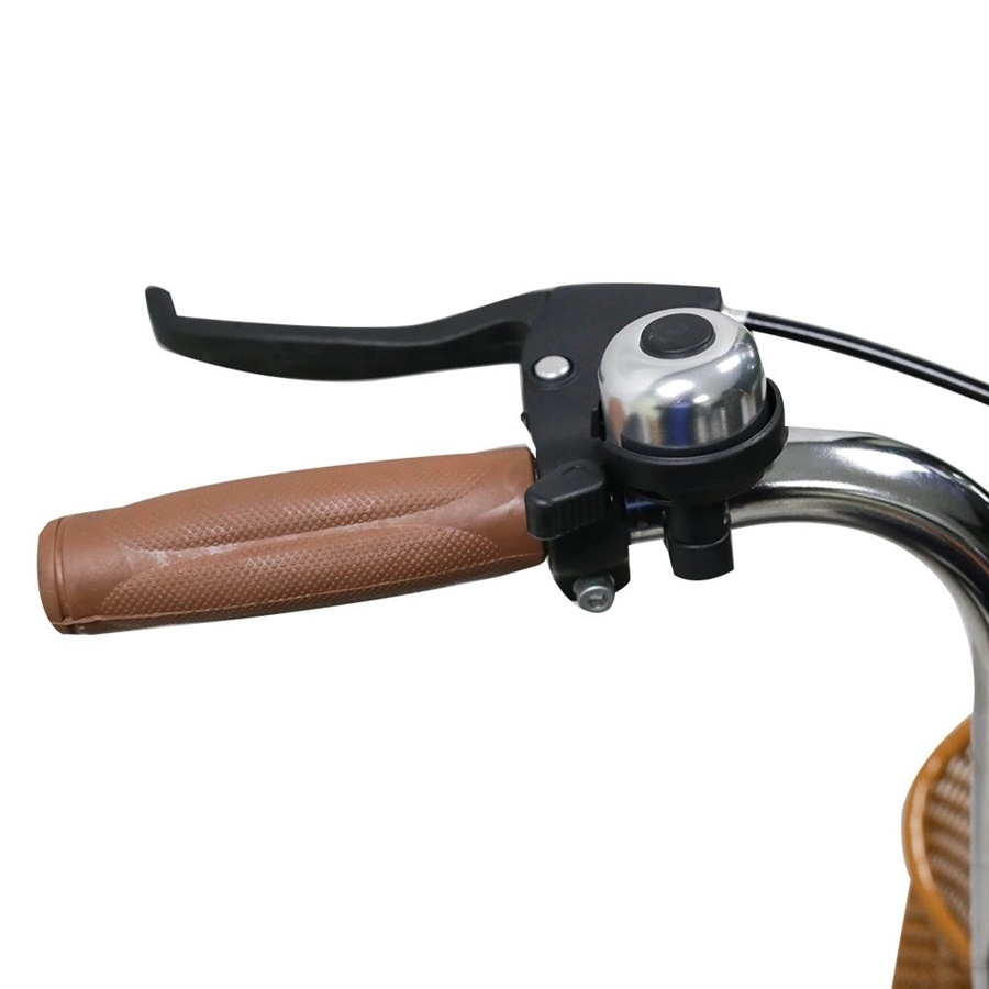 MEADOW housewife's bicycle, model CITY VINTAGE MIT, 24-inch wheels, with vintage basket, no gears.