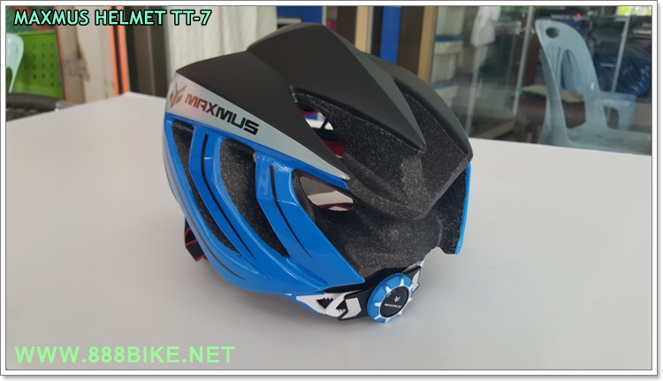 หมวกจักรยาน MAXMUS TT-7 แส่นติดหมวก (มีแว่น 2 ชิ้นเลนส์ดำ+ปรอท)