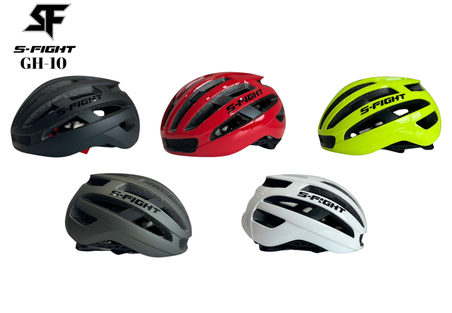 หมวกปั่นจักรยาน S-FIGHT รุ่น GH-10 พร้อมด้วยความปลอดภัยที่ได้มาตรฐาน แข็งแรง ทนทาน
