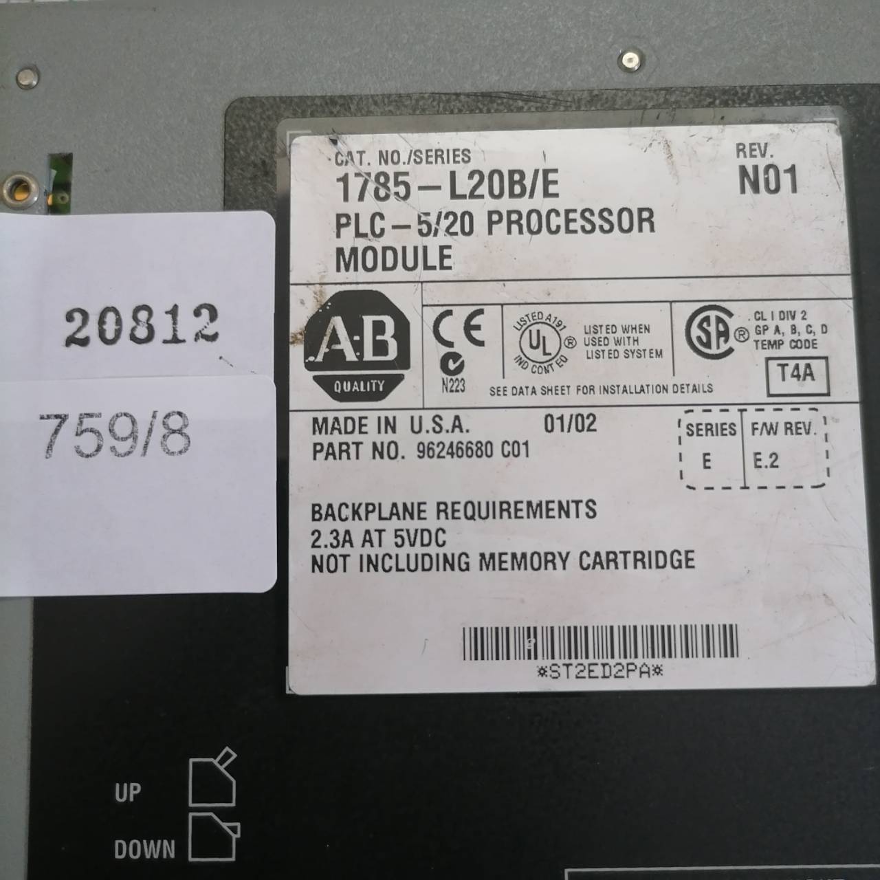 1785-L20B-E PLC " ALLEN-BRADLEY "