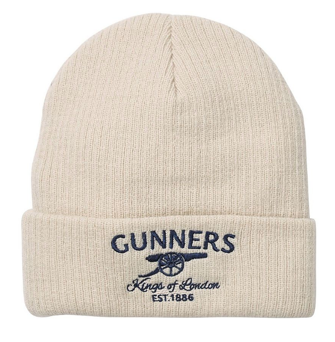 หมวกไหมพรมอาร์เซนอล Gunners Fine Ribbed ของแท้